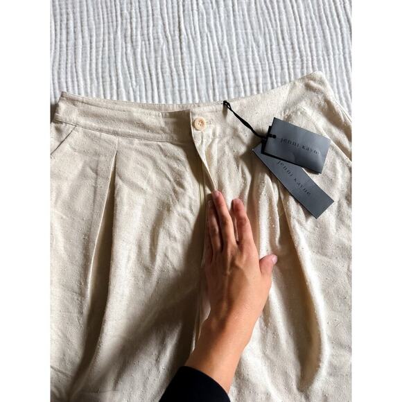 NWT Jenni Kayne Silk Pleated Short - Picture 6 of 8